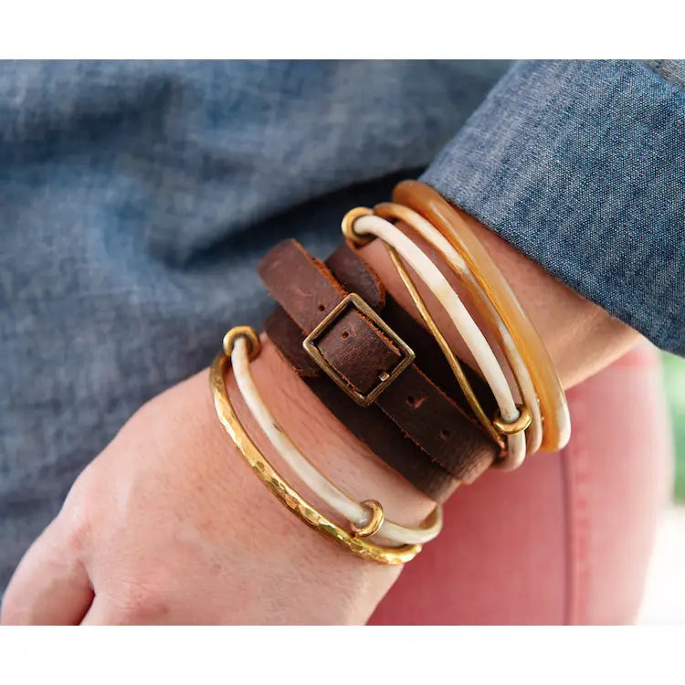 Buckle Leather Cuff