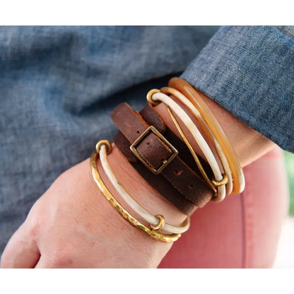 Buckle Leather Cuff